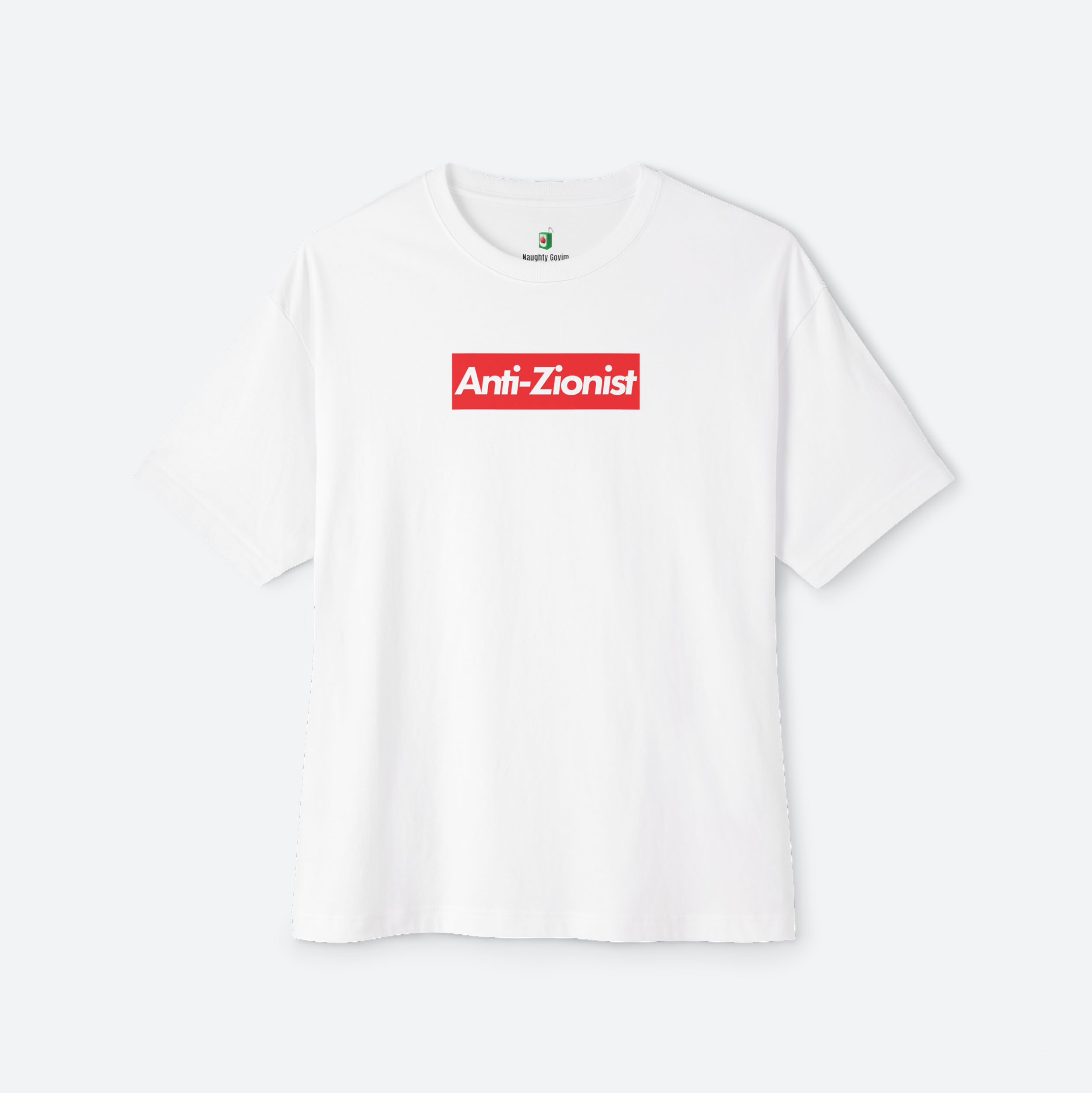 Naughty Goyim™ T-Shirt White - Supreme