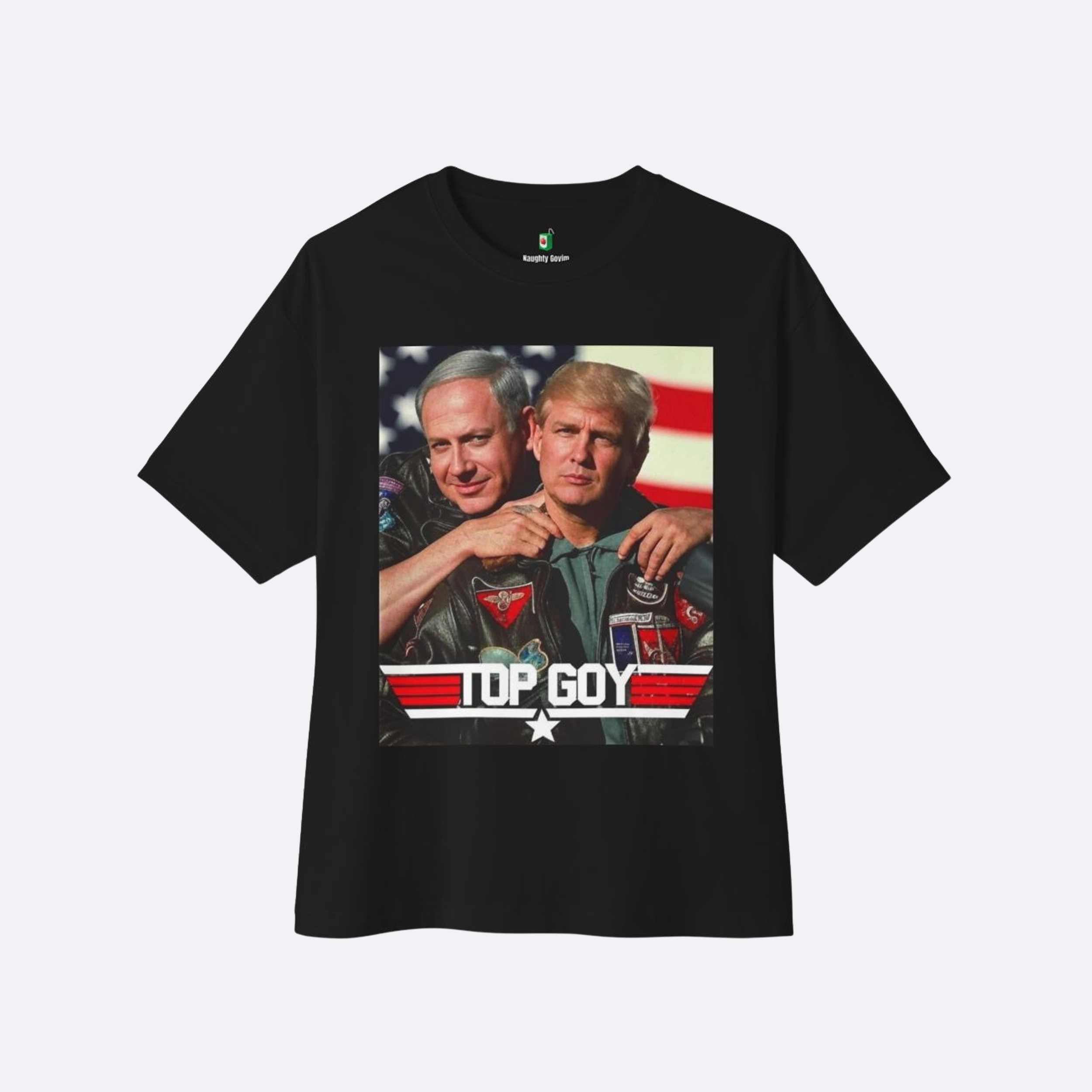 Naughty Goyim™ Black T-Shirt - Top Goy