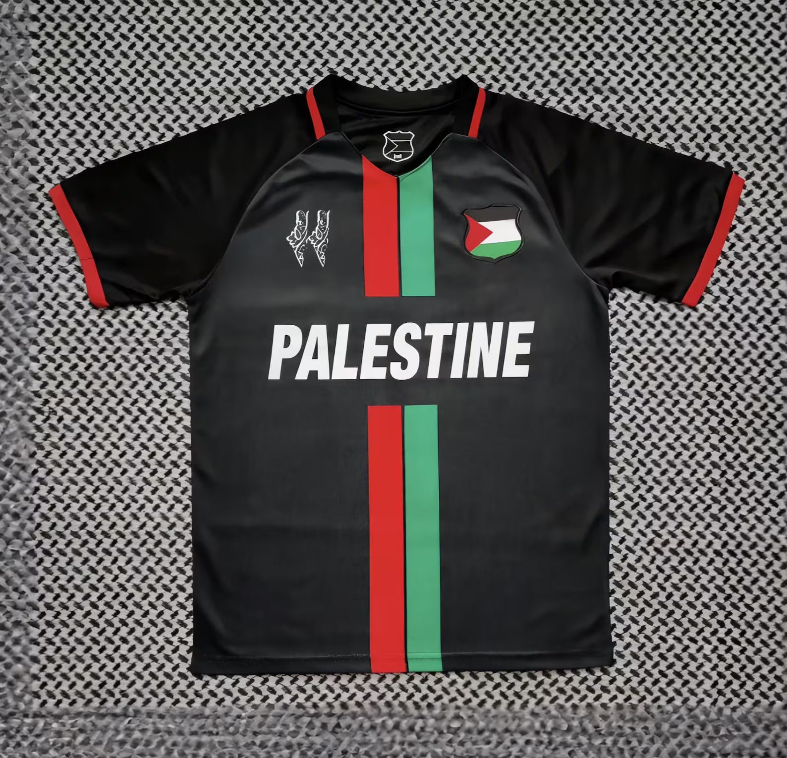Palestine FC Football Jersey Black