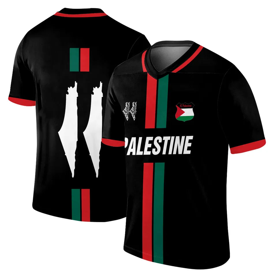 Palestine FC Football Jersey Black